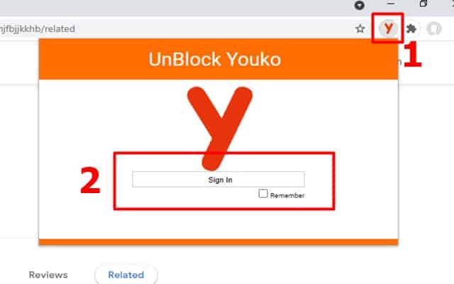 Unblock Youku Extension Add Pin 1