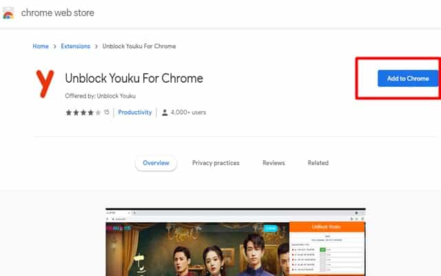 Unblock Youku Extensions