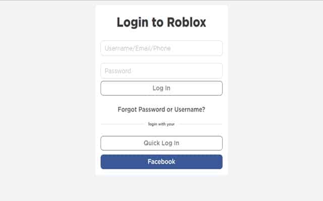 Roblox Login