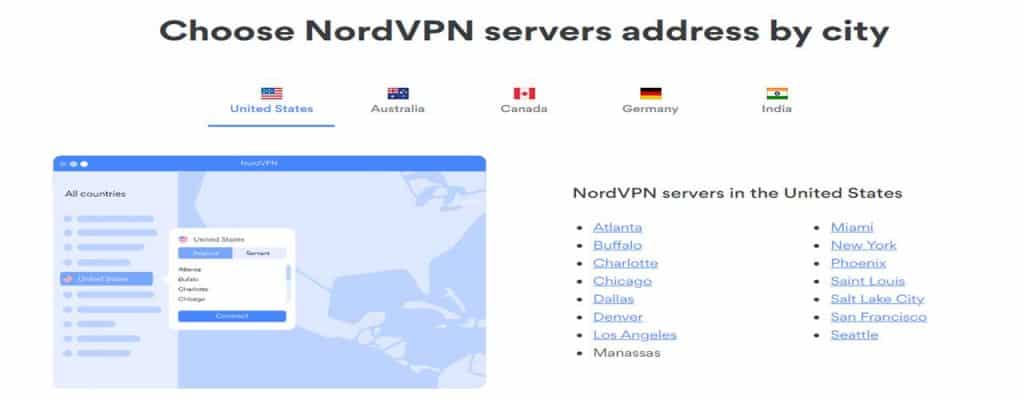 NordVPN Server Locations