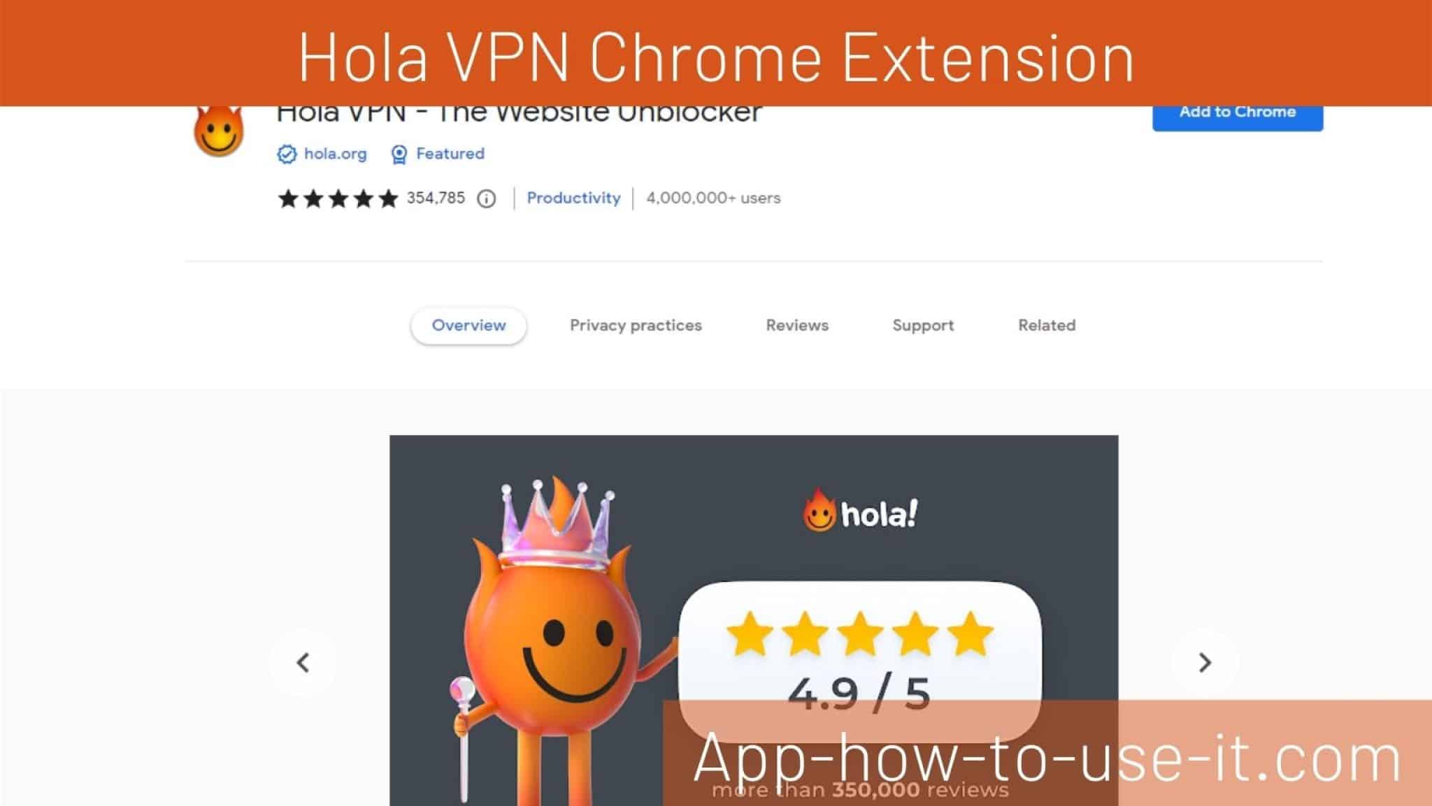 hola vpn extension chrome