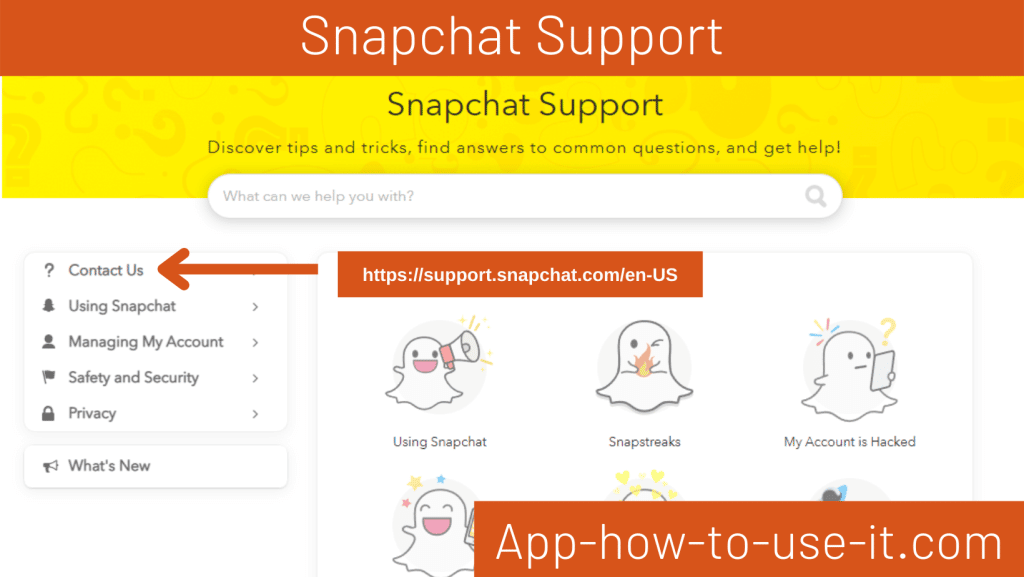 Snapchat Support