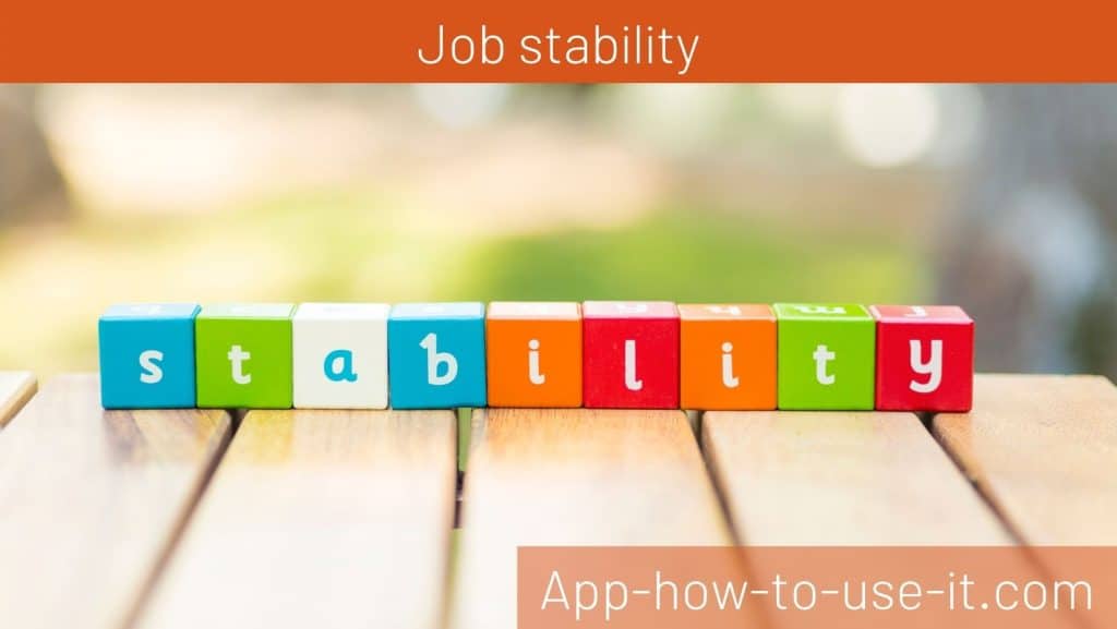 Job stability