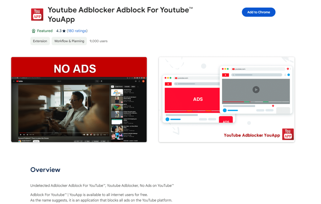 Youtube Adblocker Chrome Extensions