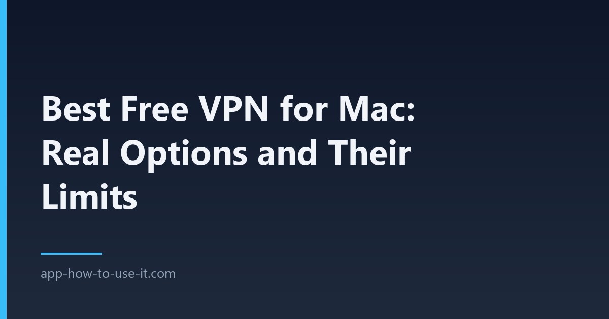 free vpn for mac