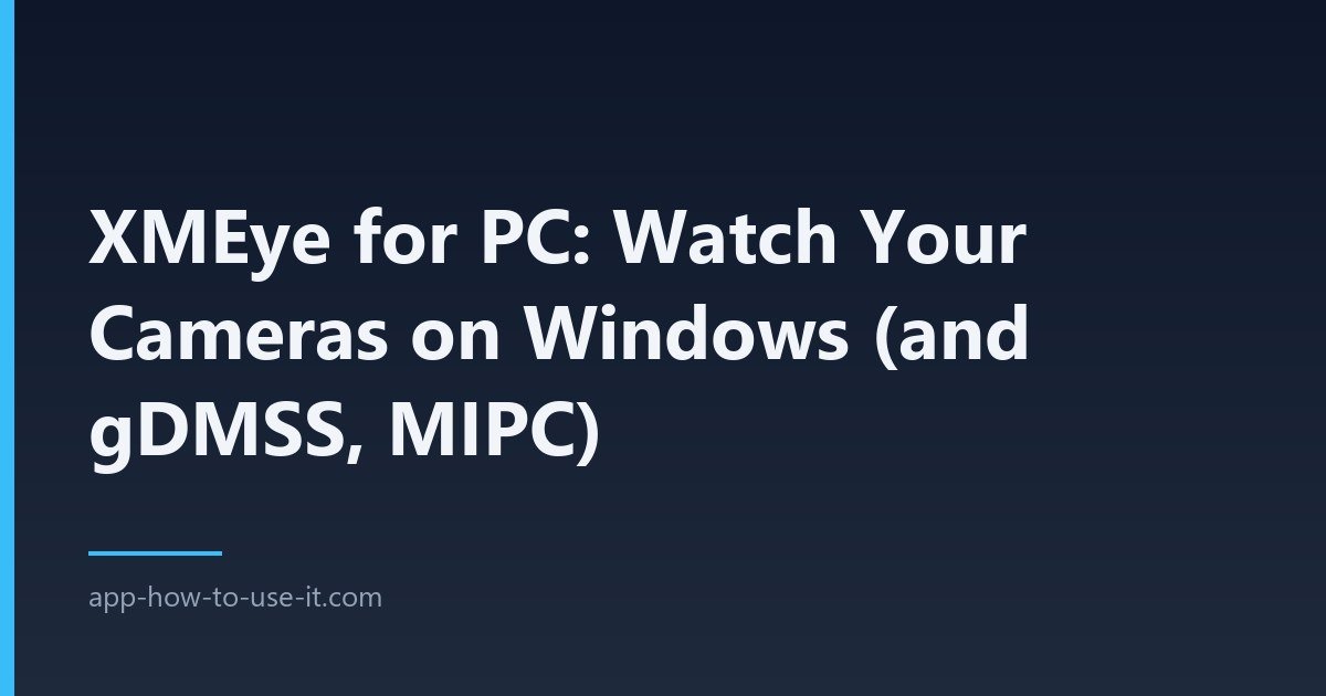 xmeye for pc