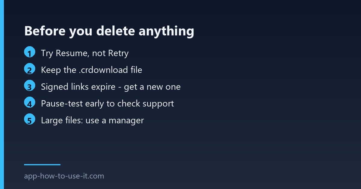 How to resume interrupted download jobs in Chrome